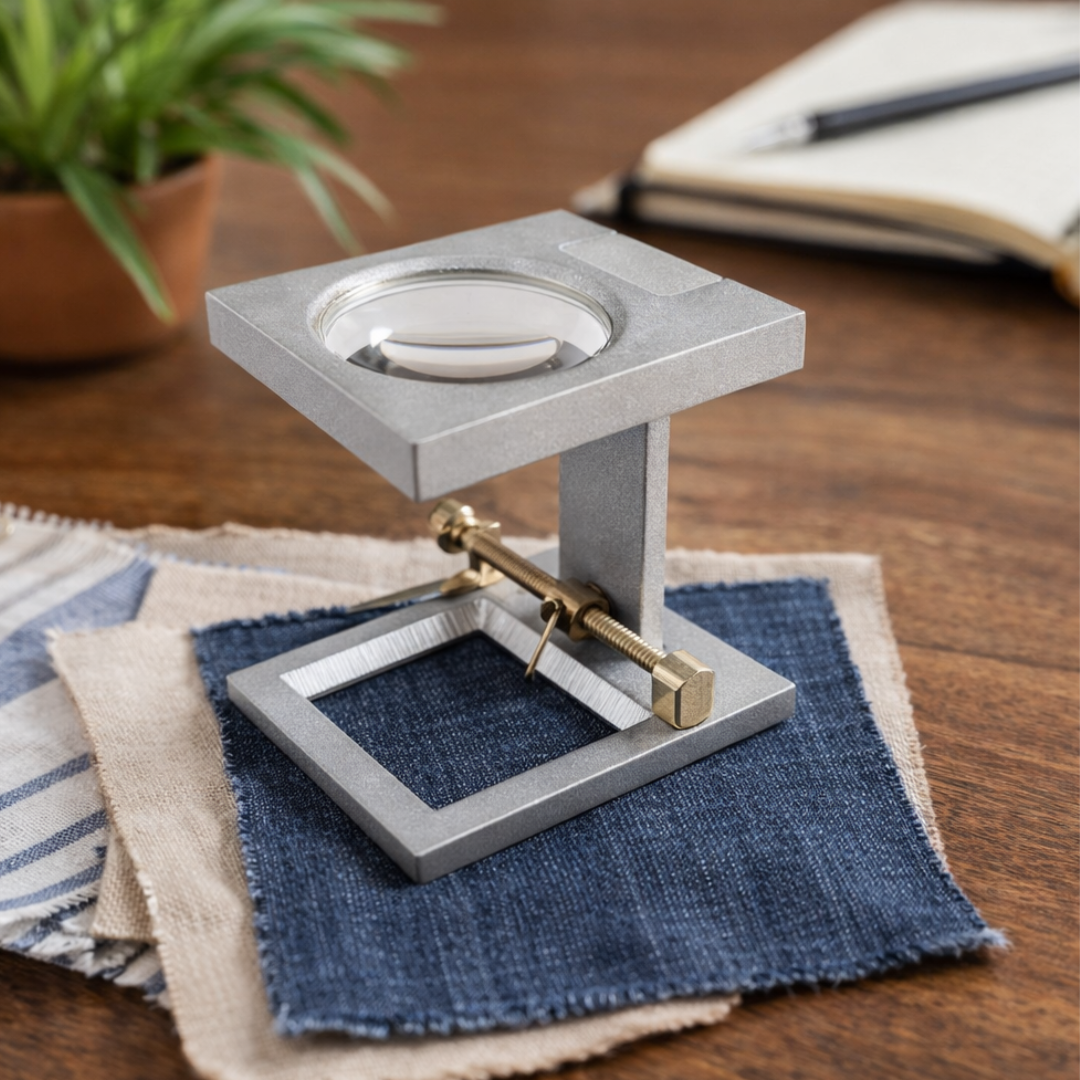 Small Folding Textile Magnifier 5X with Measurement Base – MG7589