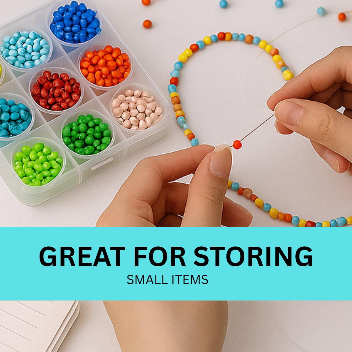 Divided Storage Box with Round Containers  - TJ-86012