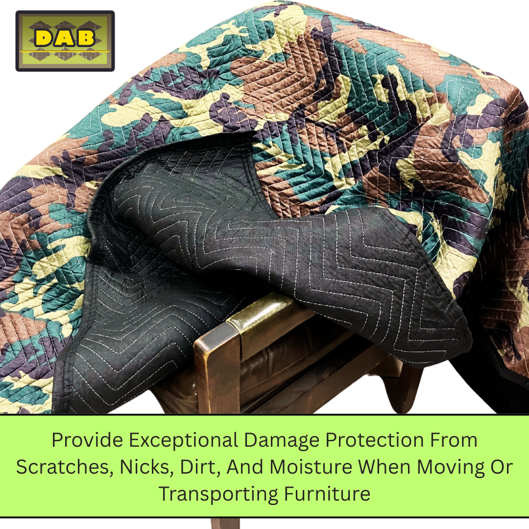 72 x 80 Inches Camouflage Print Moving Blanket  - TC502-MB-CM