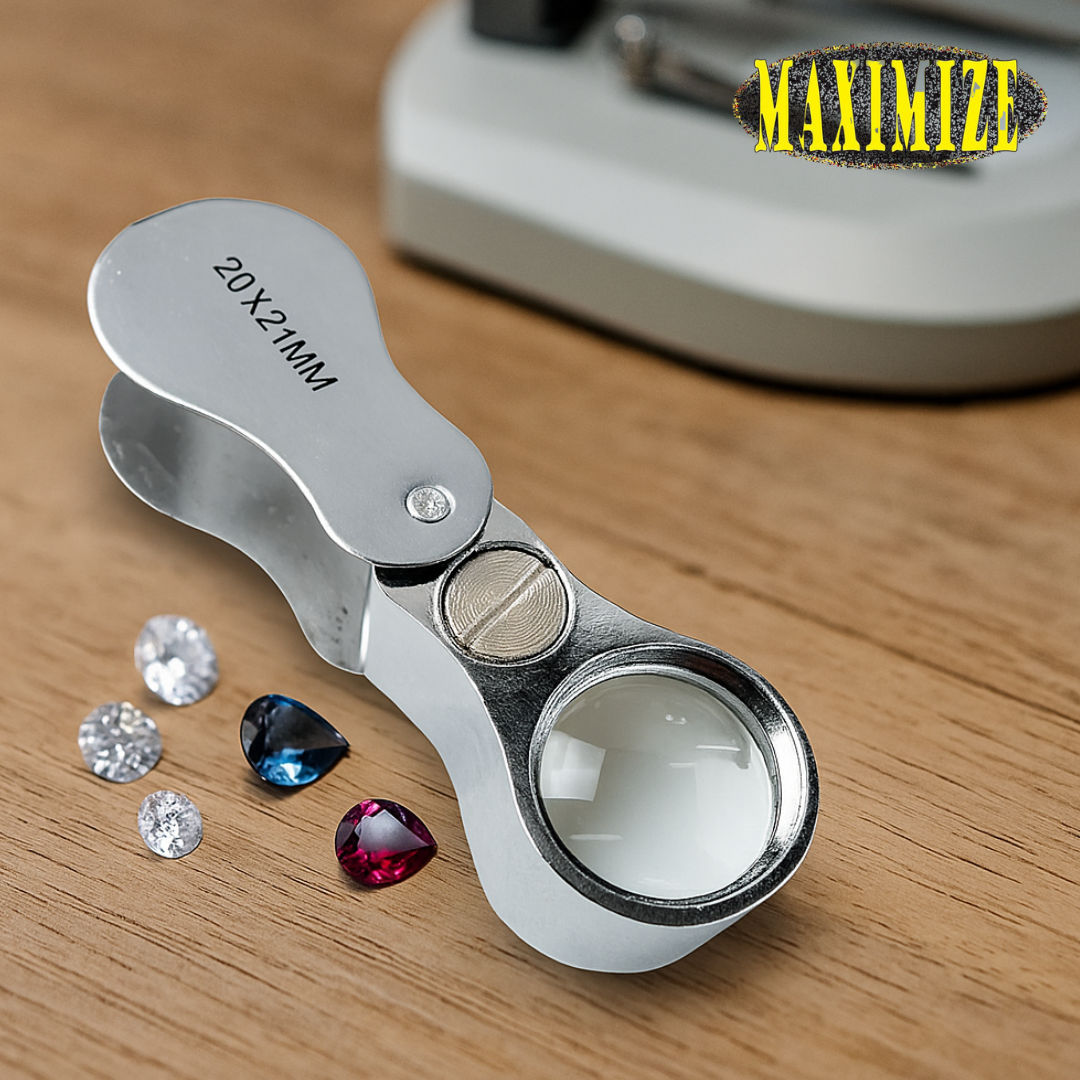 Jeweler's Loupe with LED Light - 10X Power  - MG-14750