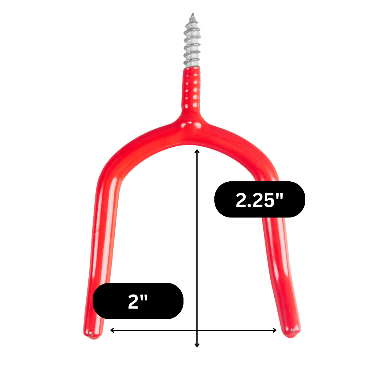 8-Piece Heavy-Duty All-Purpose Storage Hooks Set – Vinyl-Coated Screw-In Hooks for Garage, Bikes, Tools & Home Organization