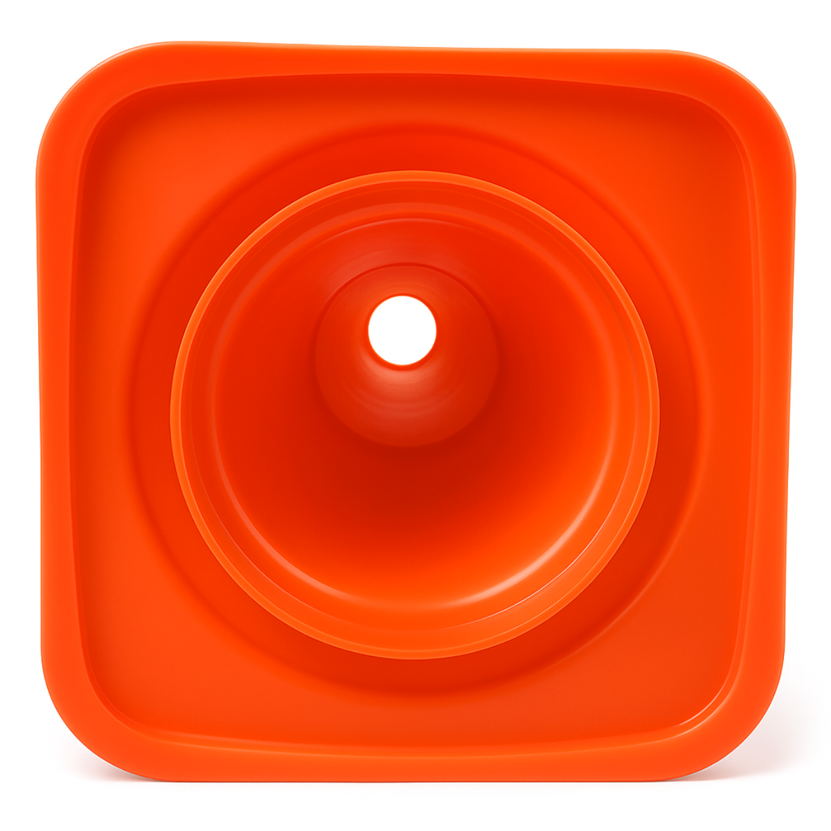 12" (30.5 cm) PVC Safety Cone | Weighted & Balanced Base | Reflective Visibility Strip | Multi-Functional for Hazard Marking, Parking & Sports