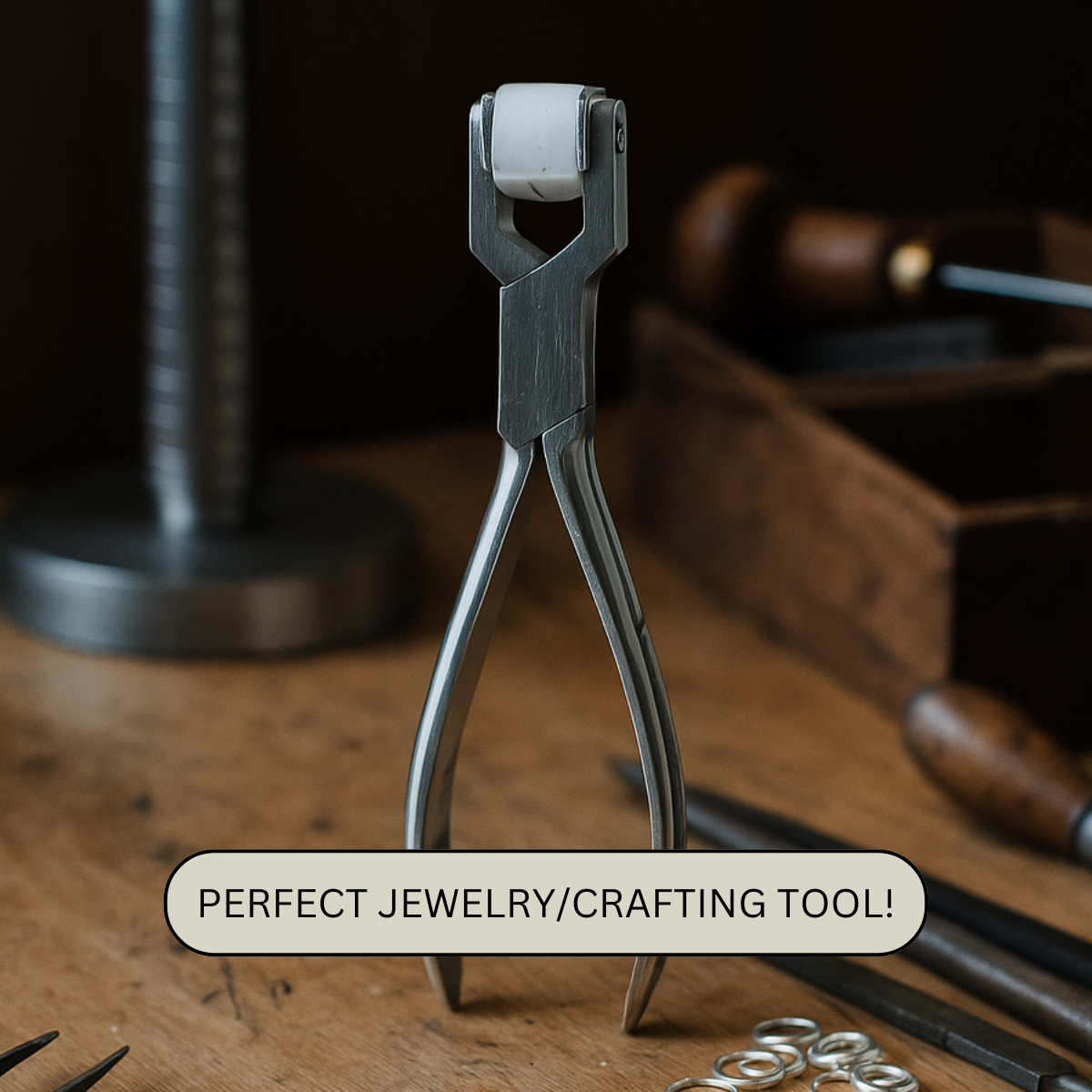 5.75 Inch Stainless Steel Nylon Curved Jaw Pliers  - S-008984