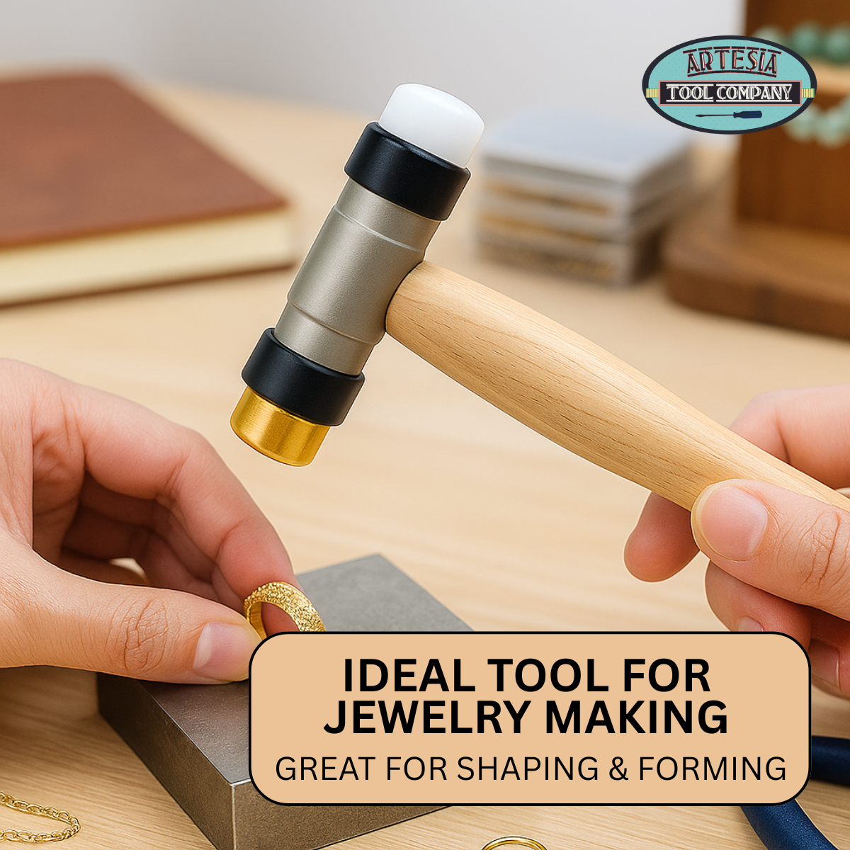 Double Headed Nylon and Brass Hammer  - PH-80209