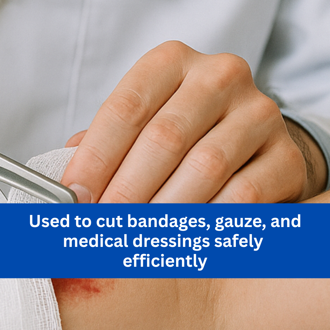 2 Pc. Angled/Bent Utility Scissors - 7-1/2" | Cut Bandages, Flowers, Crafts  - SC-84750-Z02