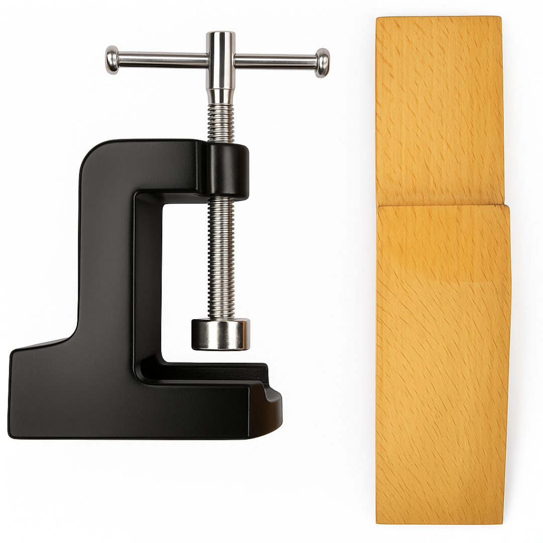 Jeweler’s Workbench Starter Kit — Bench Wizard Combination Anvil & Bench Pin + Adjustable Jeweler’s Saw Frame