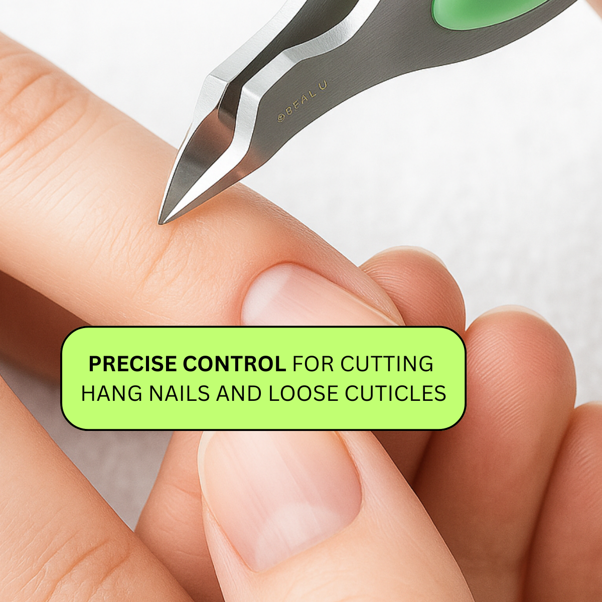 4-1/2 Inch Heavy Duty Cuticle Tweezer - LPAK-80-1145