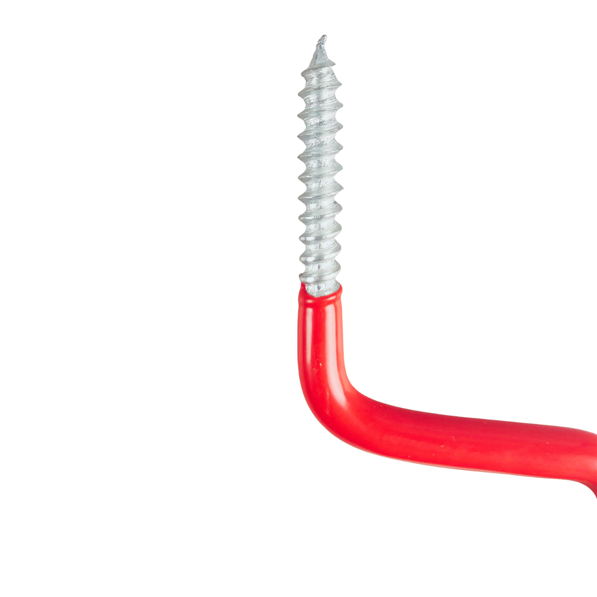 8-Piece Heavy-Duty All-Purpose Storage Hooks Set – Vinyl-Coated Screw-In Hooks for Garage, Bikes, Tools & Home Organization