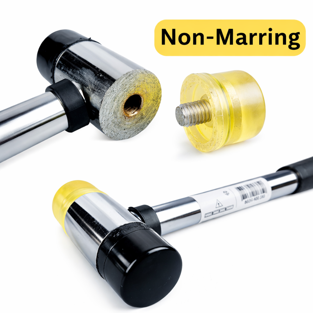 Jewelry Ring Sizing & Forming Tool Kit – Dual-Head Hammer + Steel Ring Mandrel