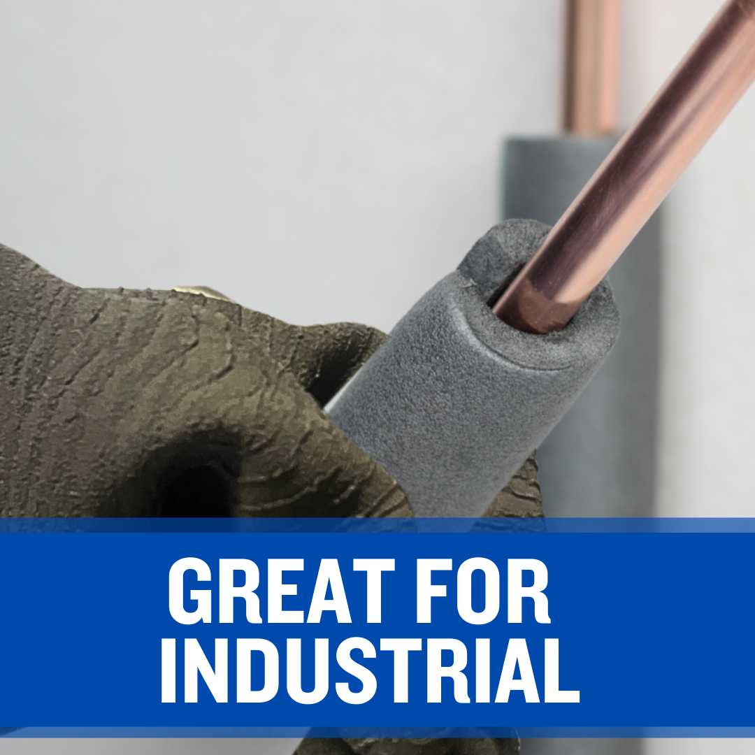 22 Inch Orange Rubber Gloves with Crinkle Finish & Rolled Cuff - Extra Large  - 9924H