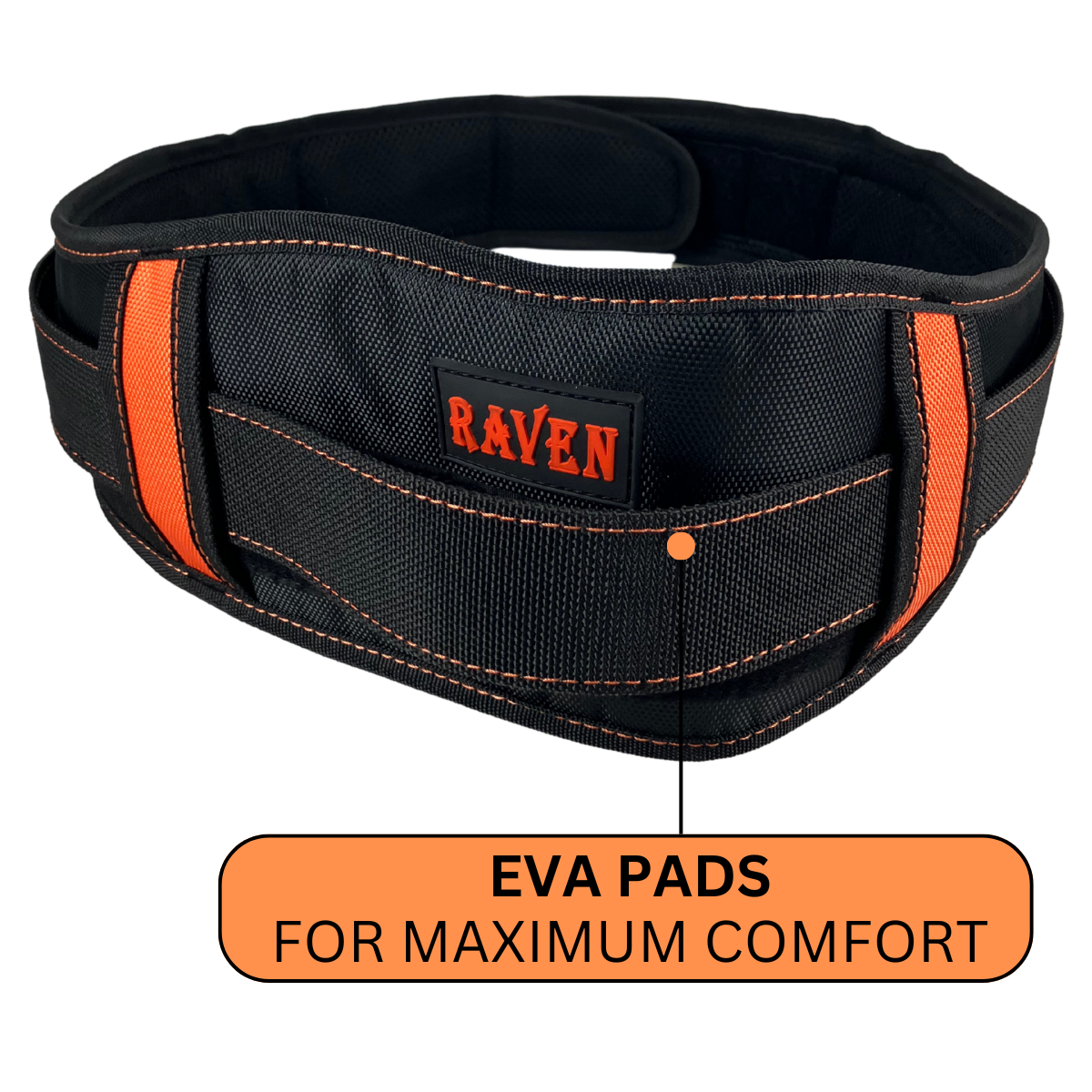 Heavy-Duty Work Belt with EVA Padding – Adjustable Nylon Tool Belt with Reinforced Stitching & Velcro Straps – Ideal for Construction & Industrial Use