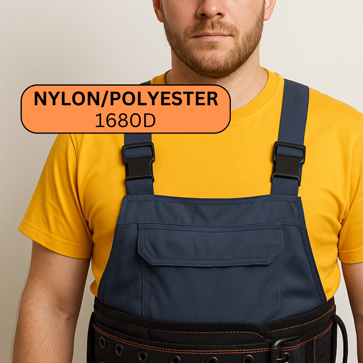 Heavy-Duty Work Belt with EVA Padding – Adjustable Nylon Tool Belt with Reinforced Stitching & Velcro Straps – Ideal for Construction & Industrial Use