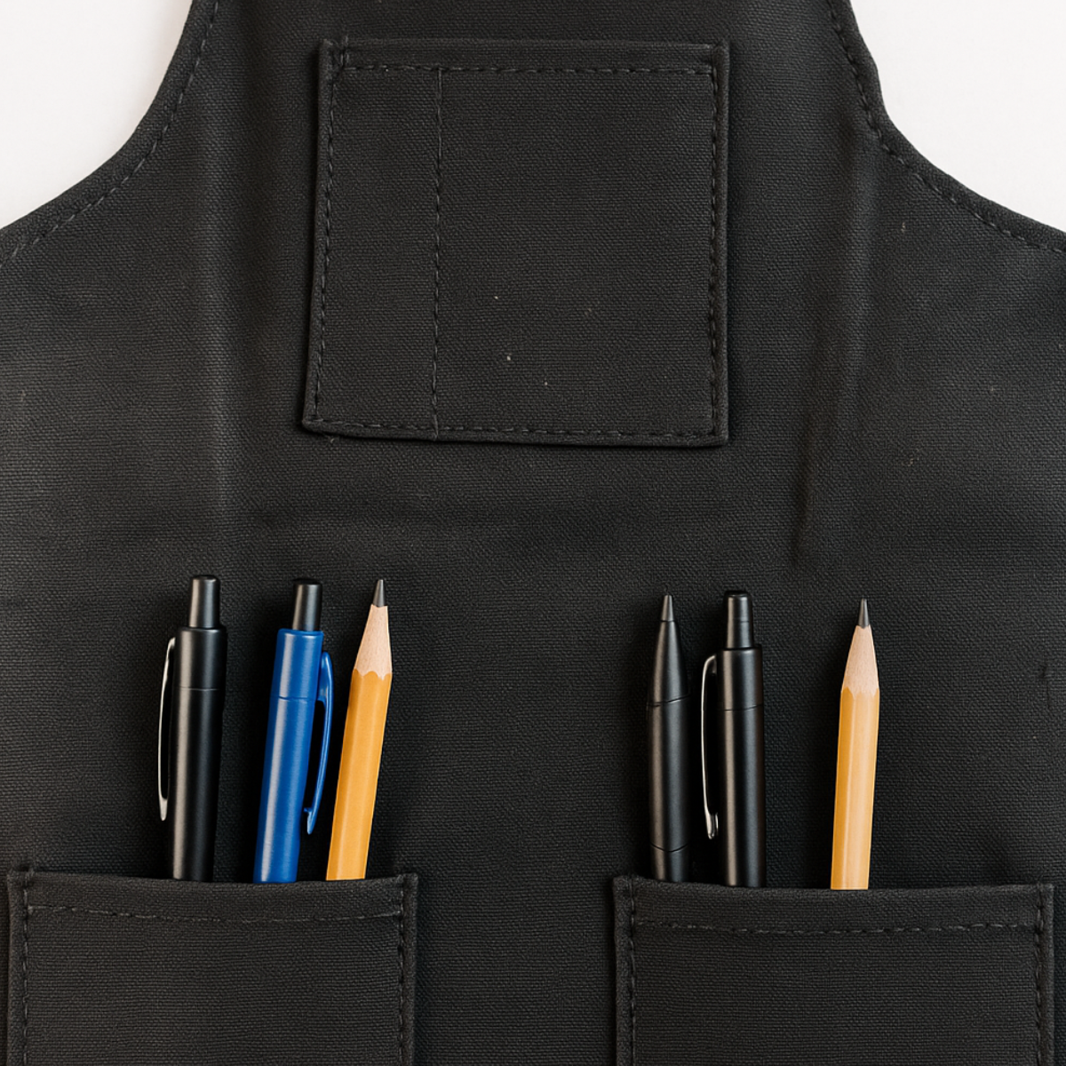 Black Canvas Work Apron  - AP-60015