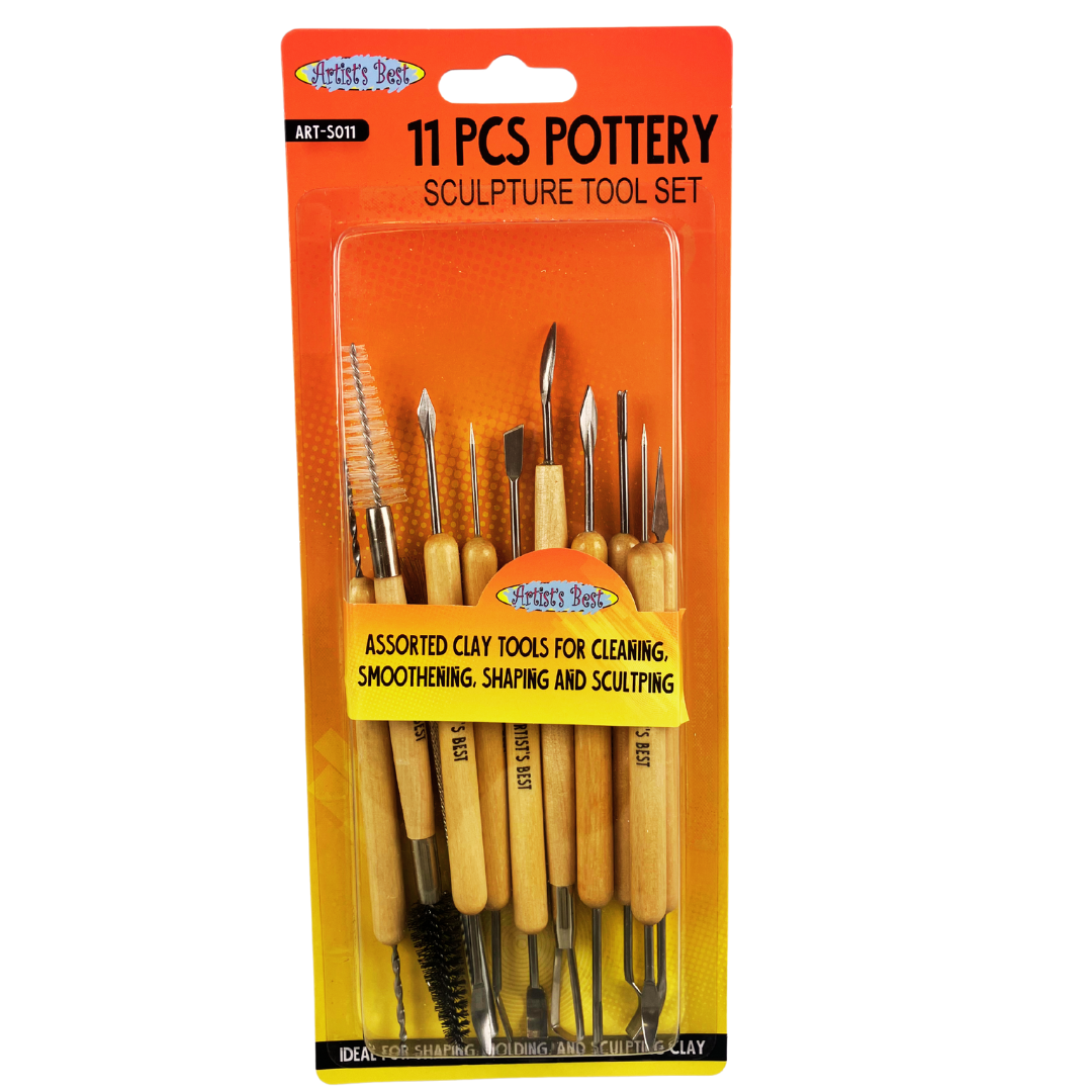 11 Piece Assorted Double Ended Sculpture Tool Set