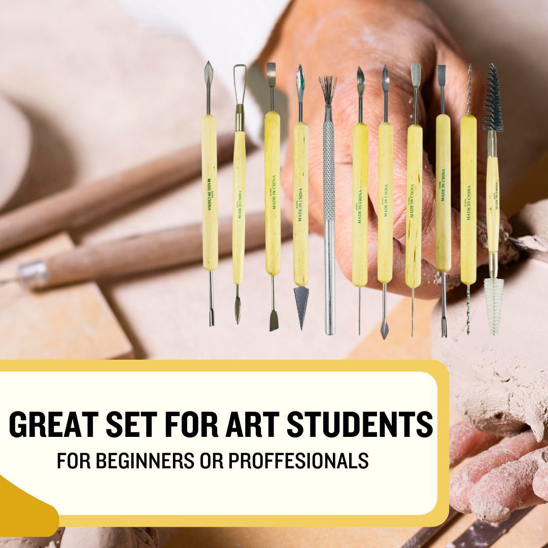 11 Piece Assorted Double Ended Sculpture Tool Set