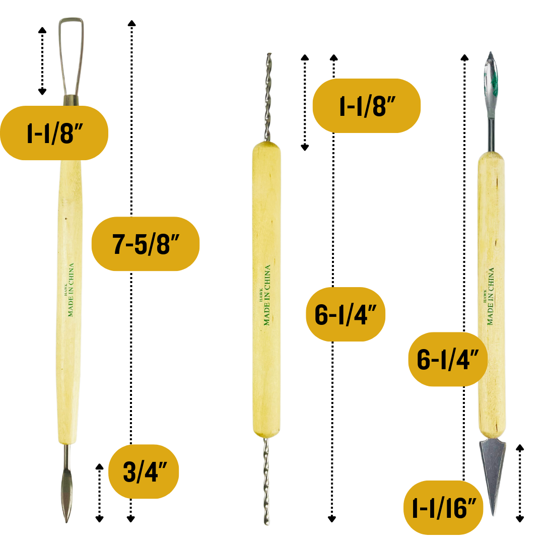 11 Piece Assorted Double Ended Sculpture Tool Set