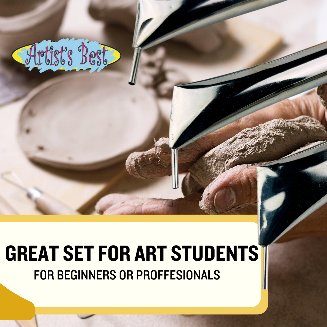 3 Piece Stencil Pen Set with 3 Round Tips  - CR-09882