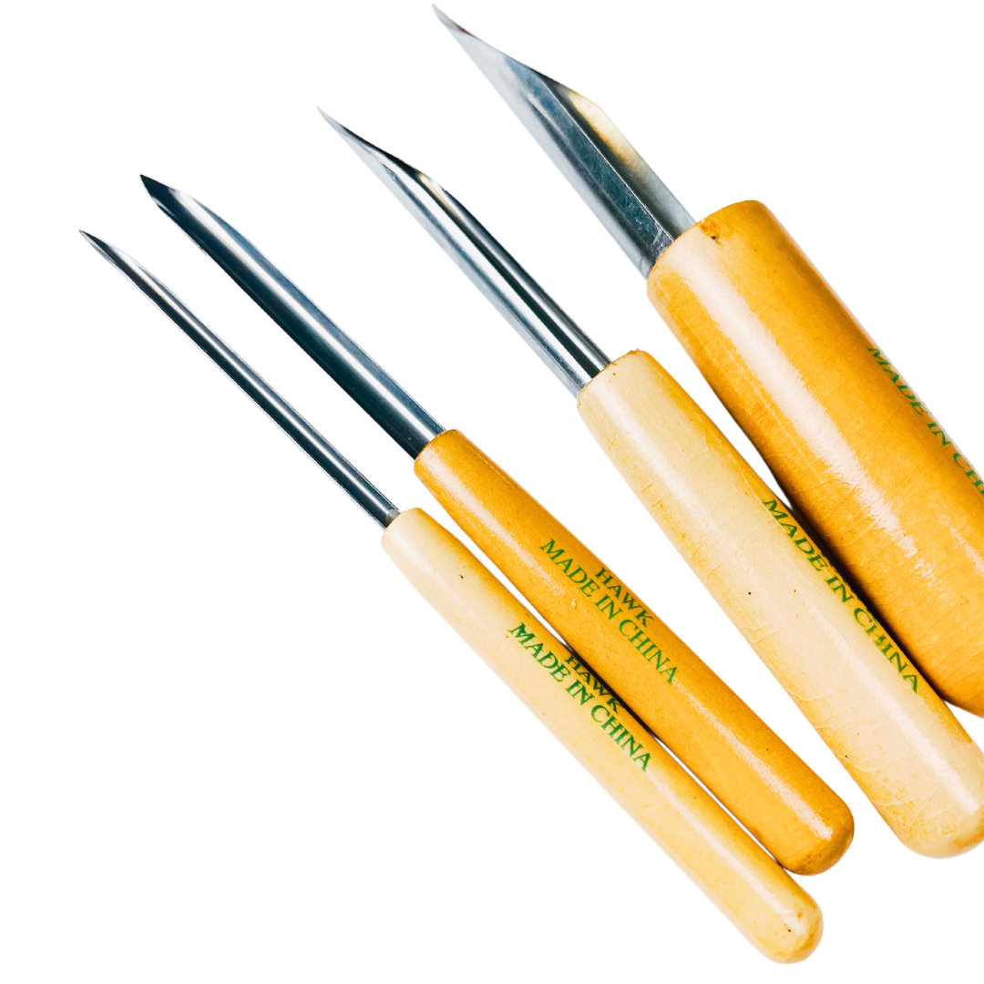 4 Pack Clay/Wax Modeling, Carving & Sculpturing Tools  - CR-09883