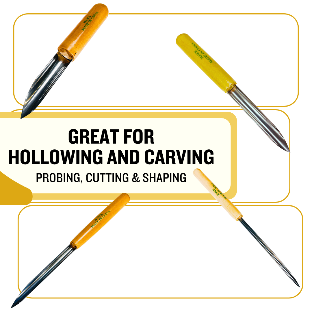 4 Pack Clay/Wax Modeling, Carving & Sculpturing Tools  - CR-09883