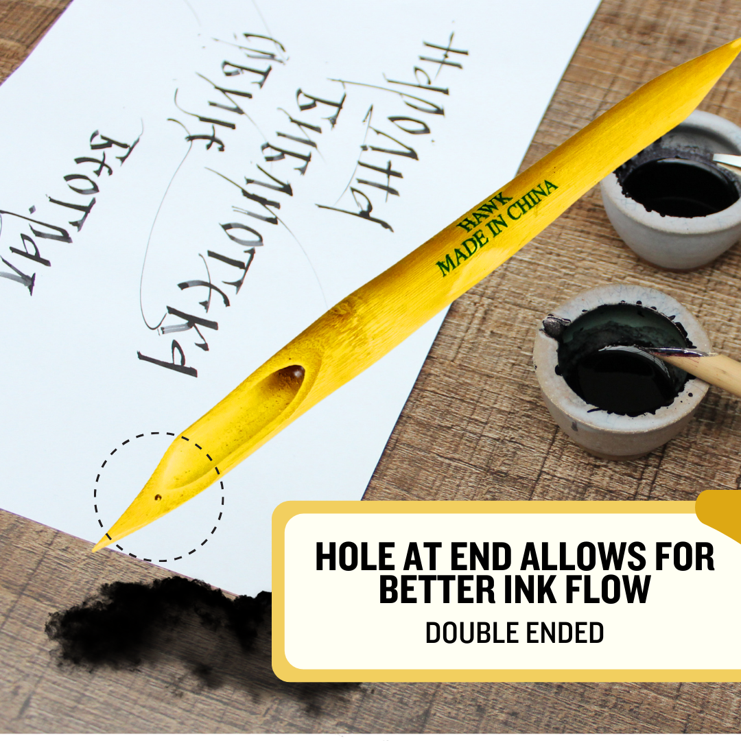 3 Piece 6,7,8 Inch Hollow Bamboo Modeling Tools for Clay/Wax  - CR-09884