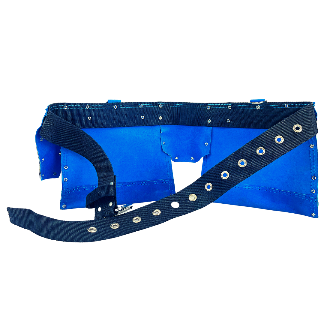Blue Utility Tool Pouch Belt with 12 Pockets  - AS2103A-BLU