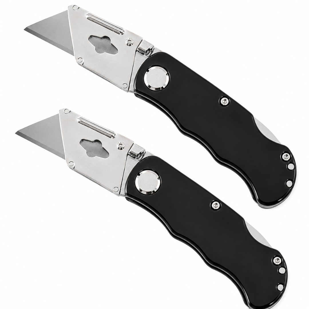 Folding Utility Knife Cutter (Pack of: 2) - CR-09046-Z02
