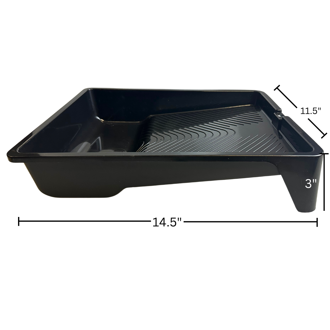 Professional Paint Tray Set with Roller Frame, Covers, Brush, and Tray