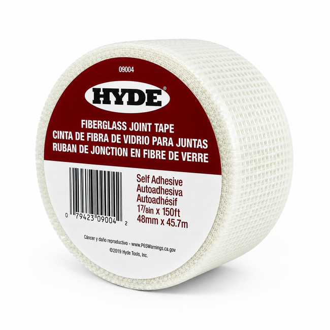 Fiberglass Drywall Joint Tape, Self-Adhesive Mesh Crack Repair Tape, 1-7/8 Inch x 150 Feet (48mm x 45.7m), Heavy-Duty Fiberglass Mesh for Drywall Seams, Wall & Ceiling Repairs