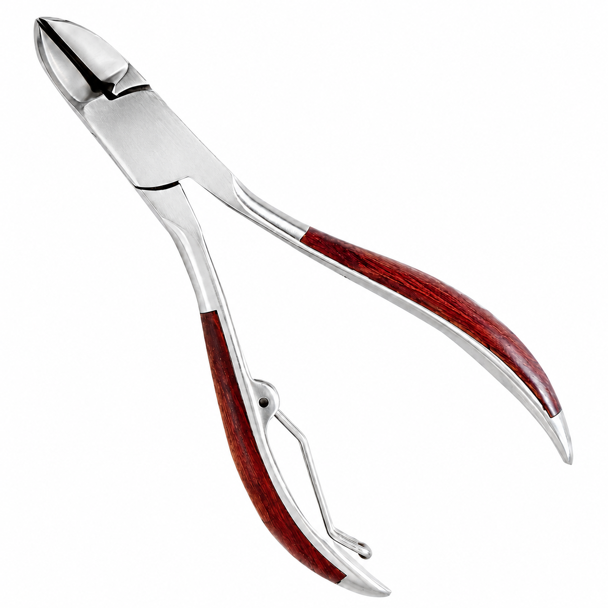 5 Inch Stainless Steel Nail Nipper with Inlaid Rosewood Handles – B-89081