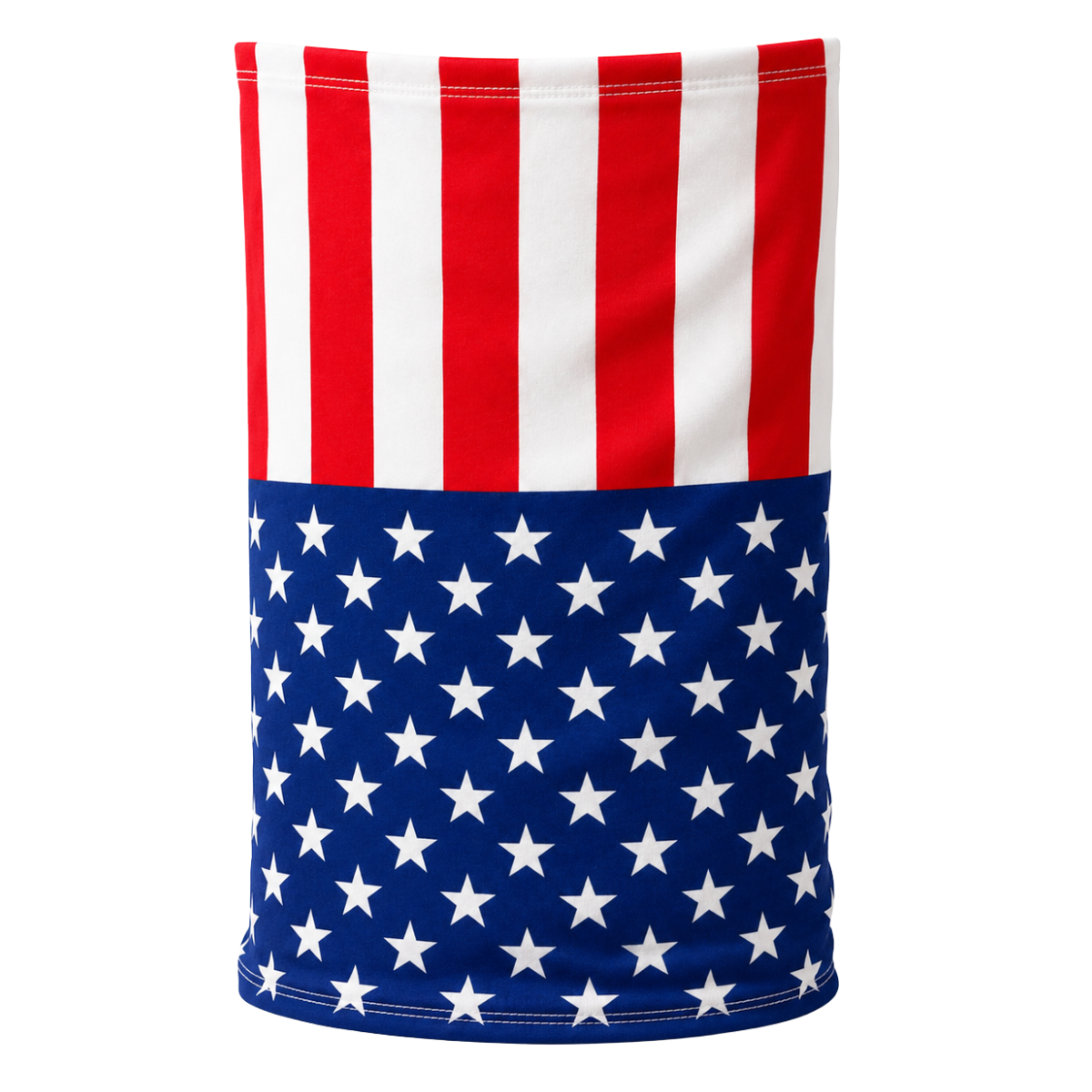 American Flag Neck Gaiter Face Covering – Red, White & Blue USA Patriotic Tube Scarf