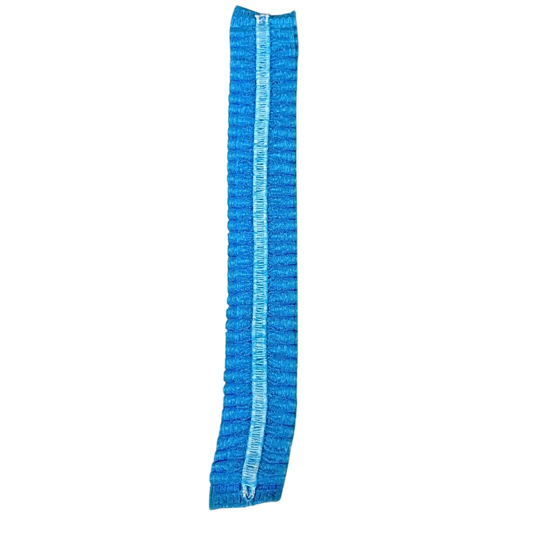 100 Pc. Disposable Blue Bouffant Hair Caps – Lightweight Breathable Hair Nets for Cleaning, Food Service, Healthcare & Workplace Use