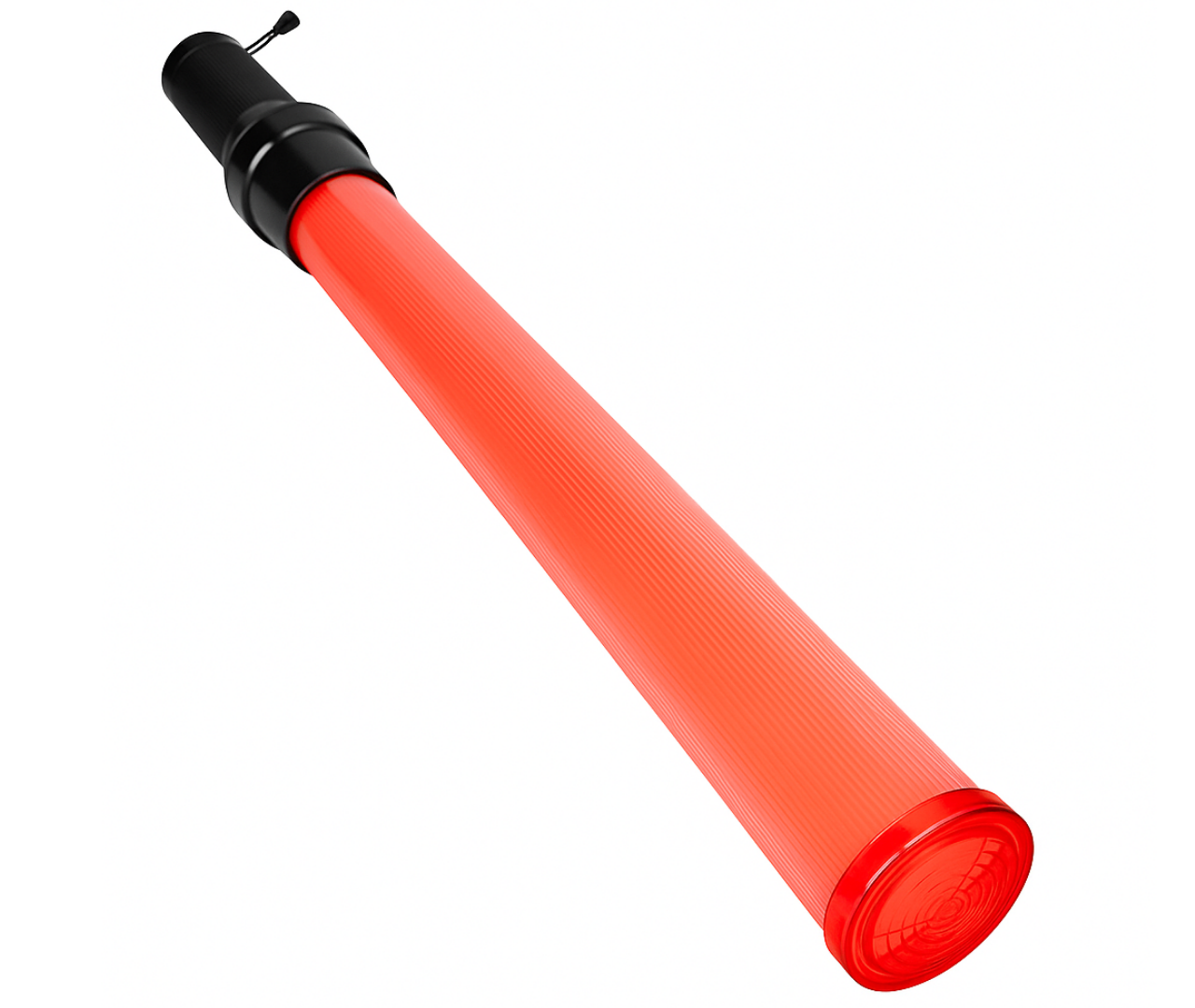 LED Traffic Control Baton – 21-Inch Safety Wand with Flashing & Steady Modes, High-Visibility Orange with Wrist Strap – Ideal for Parking, Airports, Road Work & Emergency Use