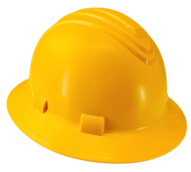 Yellow Industrial Safety Helmet