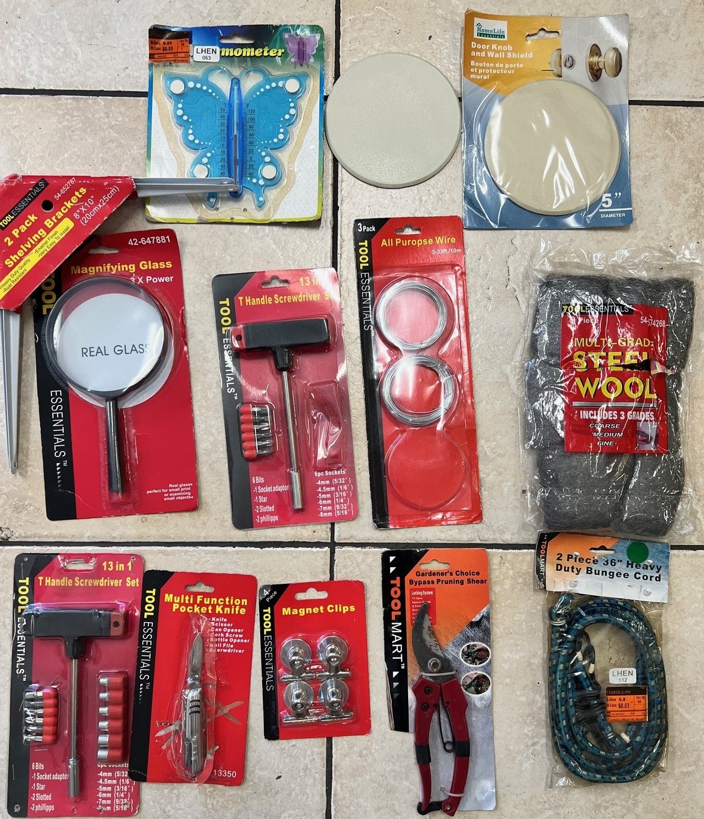 Mixed Hardware & Household Tool Lot – Closeout Special (KIT #5004A)