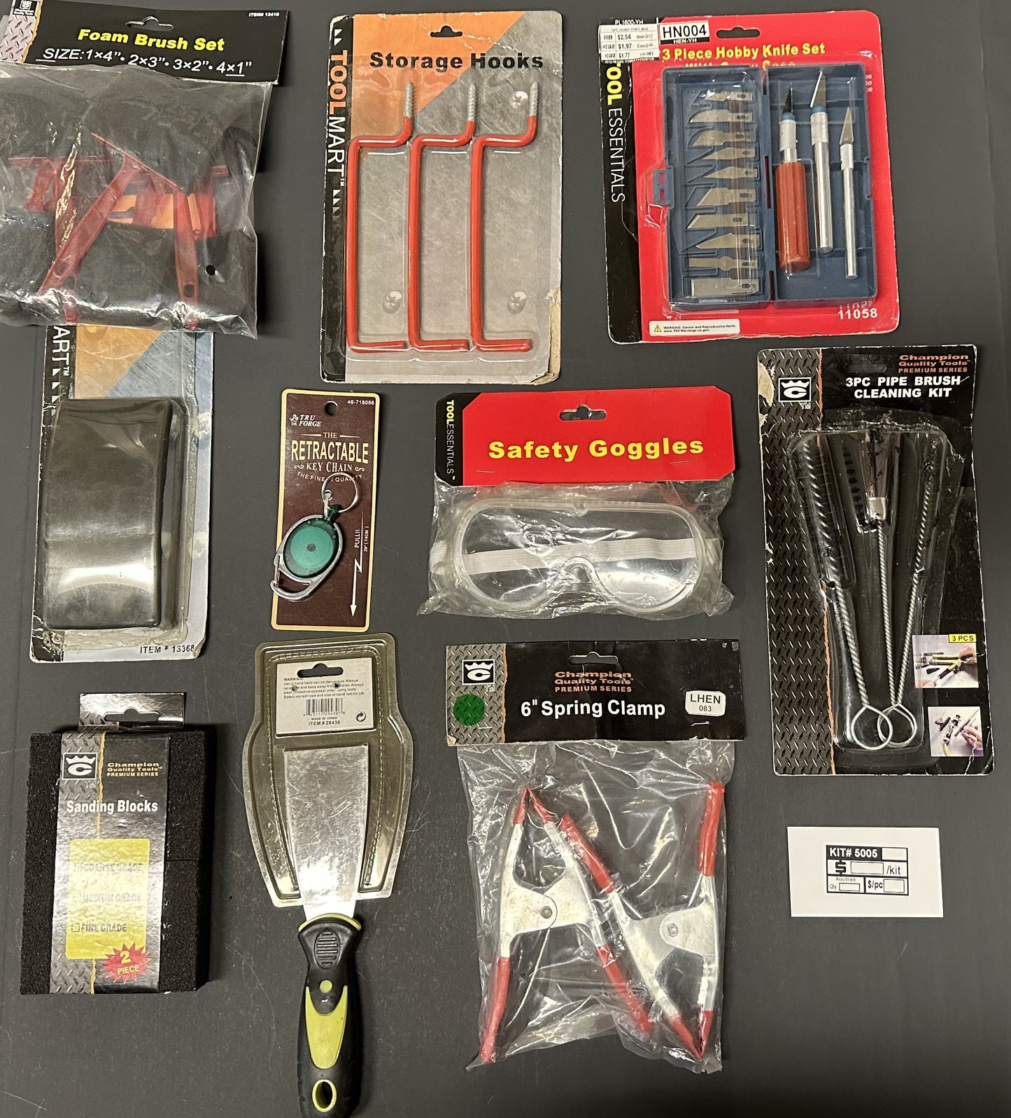 Hardware & DIY Tool Assortment – Bulk Closeout Lot (KIT #5005)