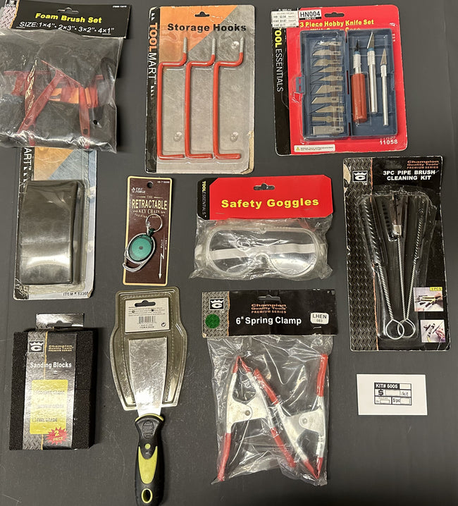 Hardware & DIY Tool Assortment – Bulk Closeout Lot (KIT #5005)