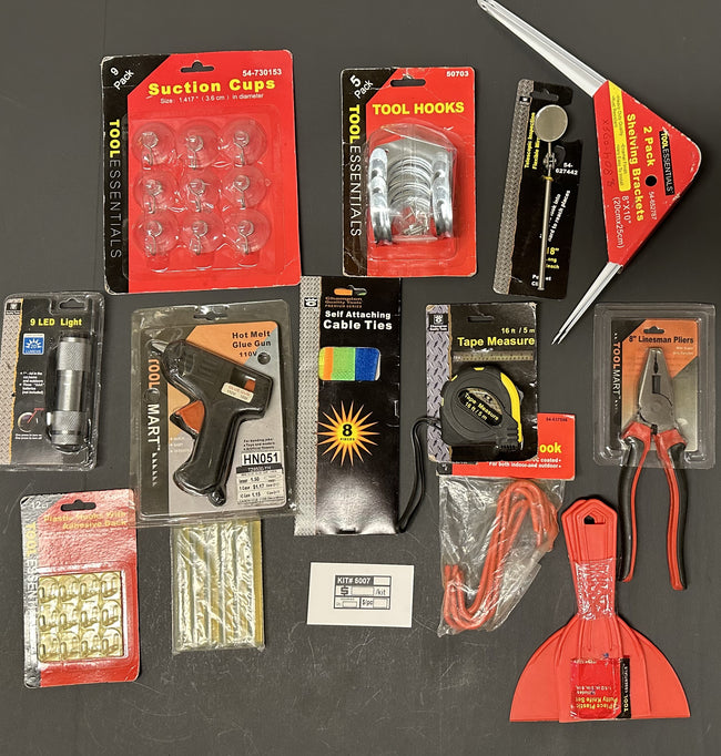 Hardware & Household Tool Assortment – Bulk Closeout Lot (KIT #5007)