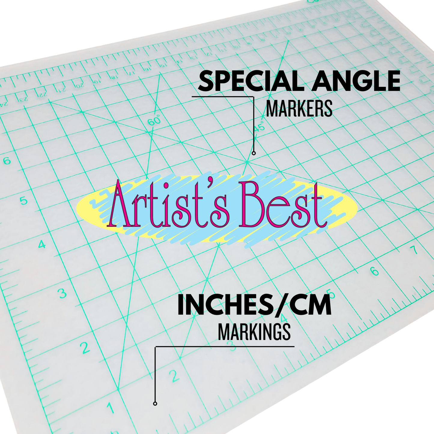 Self-Healing Cutting Mat & Rotary Cutter Combo – Durable Craft Cutting Mat with Precision Rotary Cutter | Sewing, Quilting, Craft & DIY Cutting Set