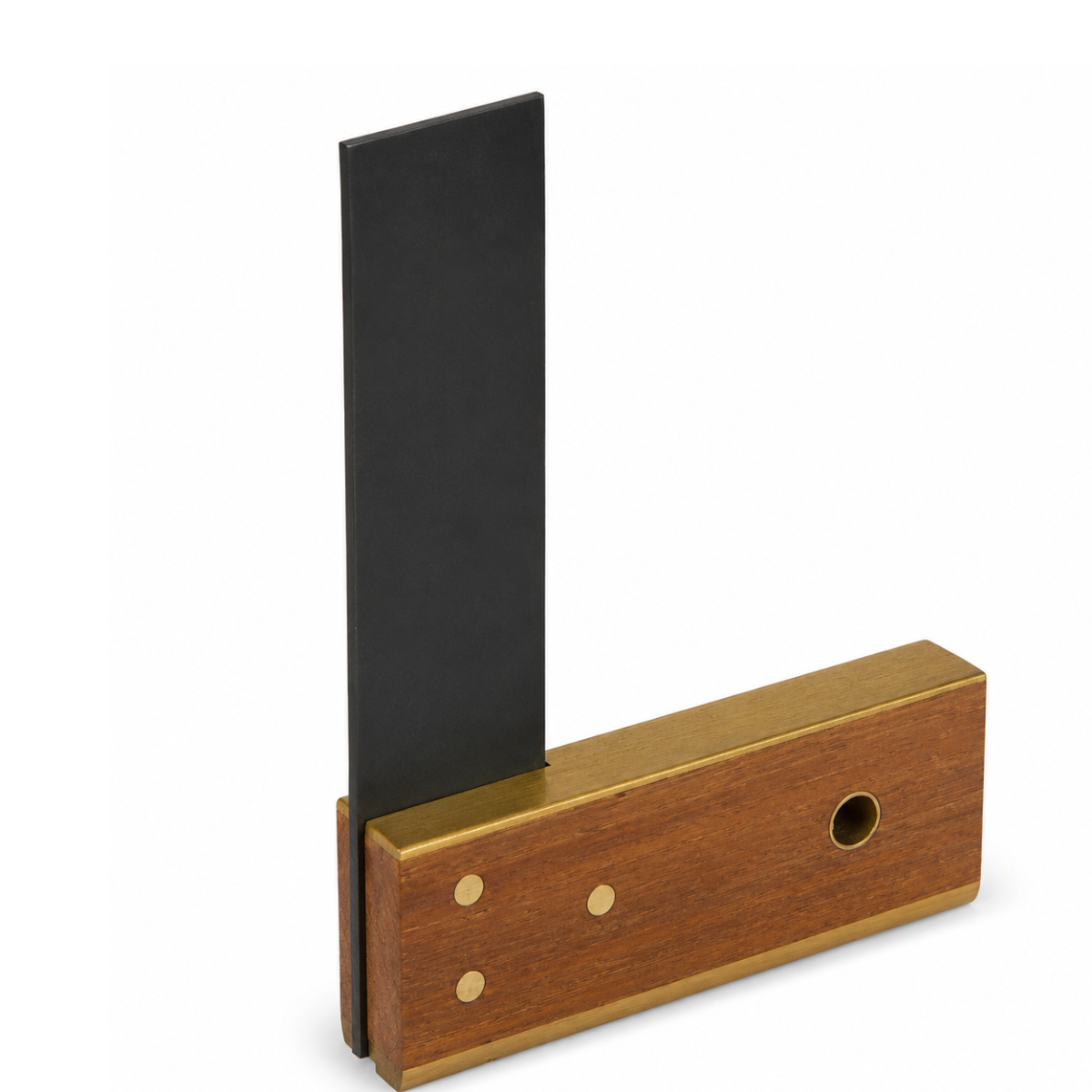 Mini Carpenter Try Square, 4-Inch Wood and Metal Right-Angle Marking Tool for Framing, Flooring, Paneling, Windows and General Carpentry – TJ-14404