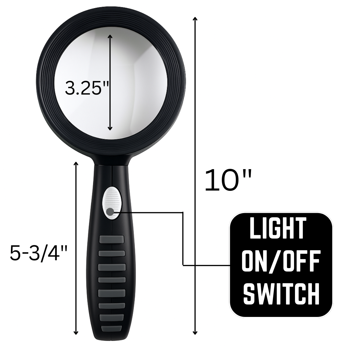 3x Dome Style LED Magnifier  - MG-15075