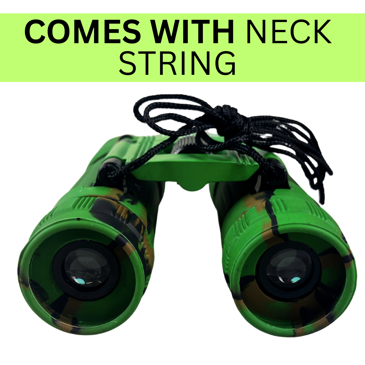 Hunter 10x25 Compact Ruby Lens Binoculars – Camo Green All-Purpose Outdoor Binoculars for Hiking, Camping, Sports – Lightweight, Includes Neck Strap & Pouch – MG230RC