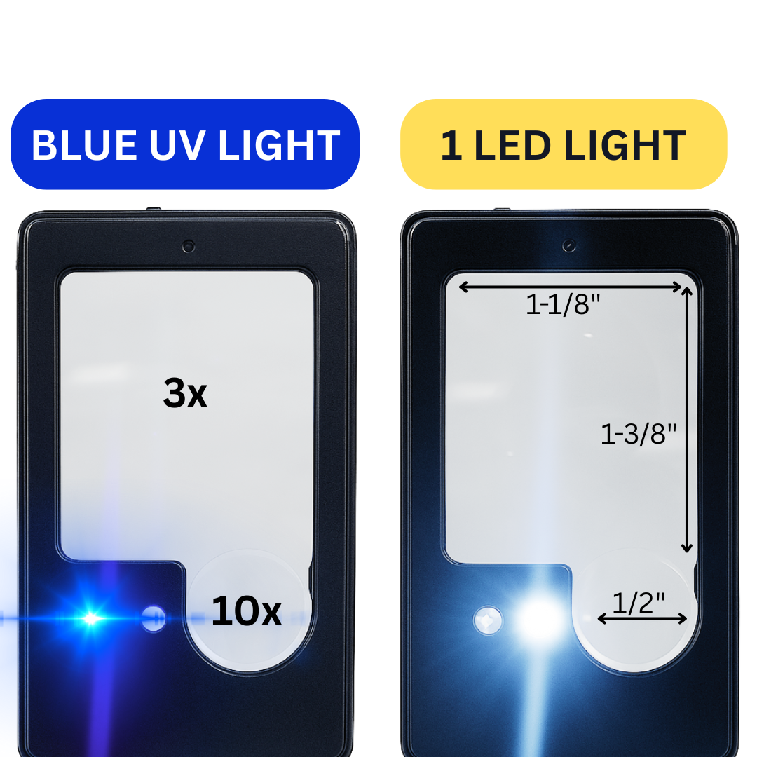 Mini High-Power Handheld 30x Magnifier - LED Illumination  - MG-14748