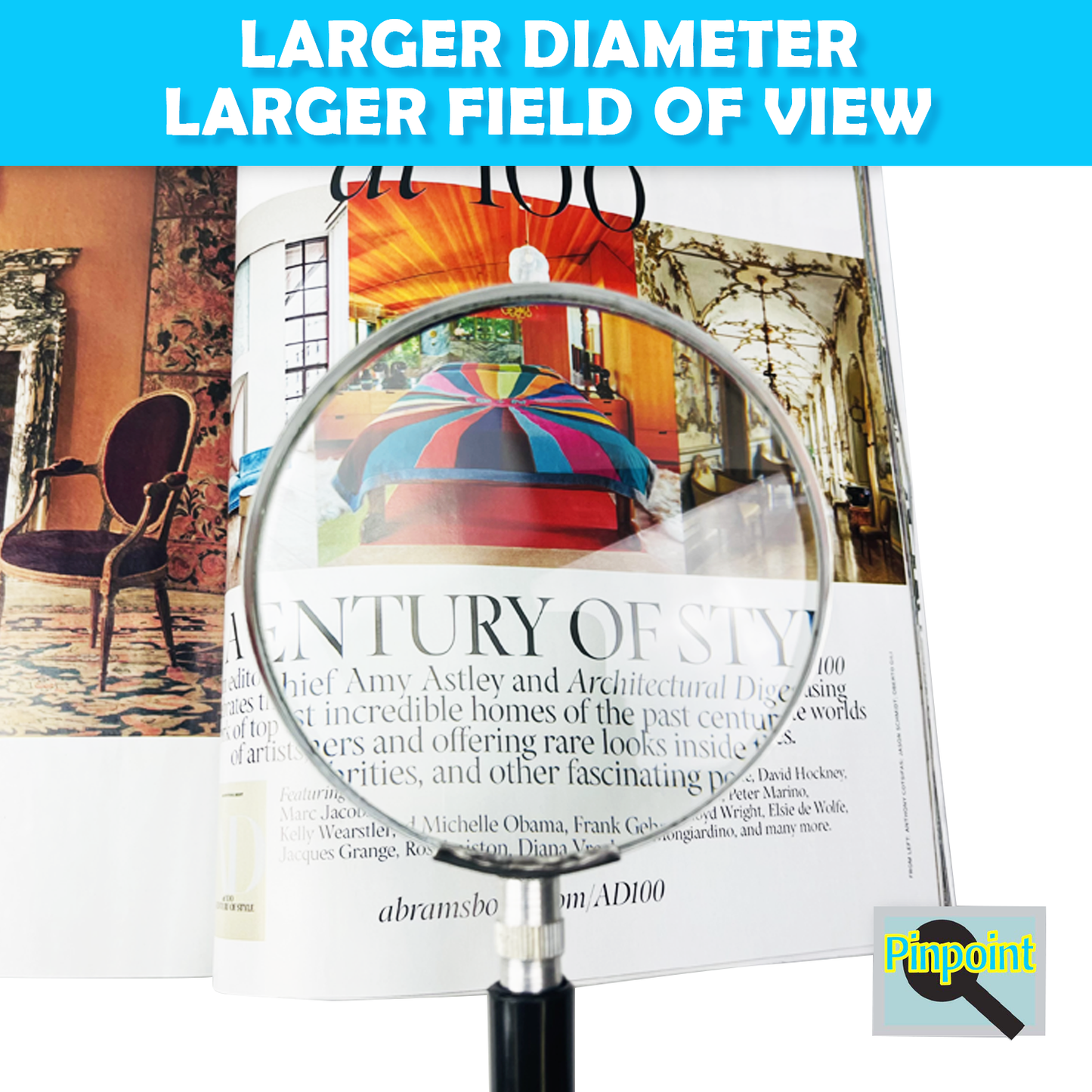 2x Map Reader's Magnifying Glass  - MG-08777