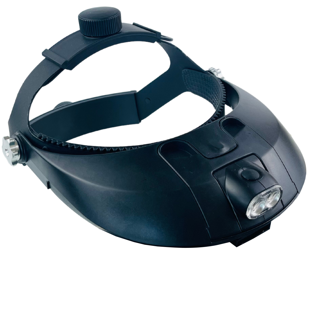 Illuminate Head Magnifier | 5 Lens Power Options || Adjustable Fit