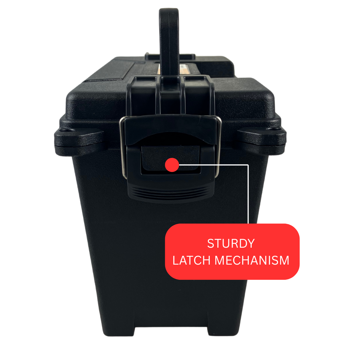 Heavy-Duty Plastic Tool Box | 11" Long Storage Bin with Secure Latch, Carry Handle & Durable Build – Deep Organizer for Tools, Hardware & Accessories – Ideal for Home, Garage, Jobsite