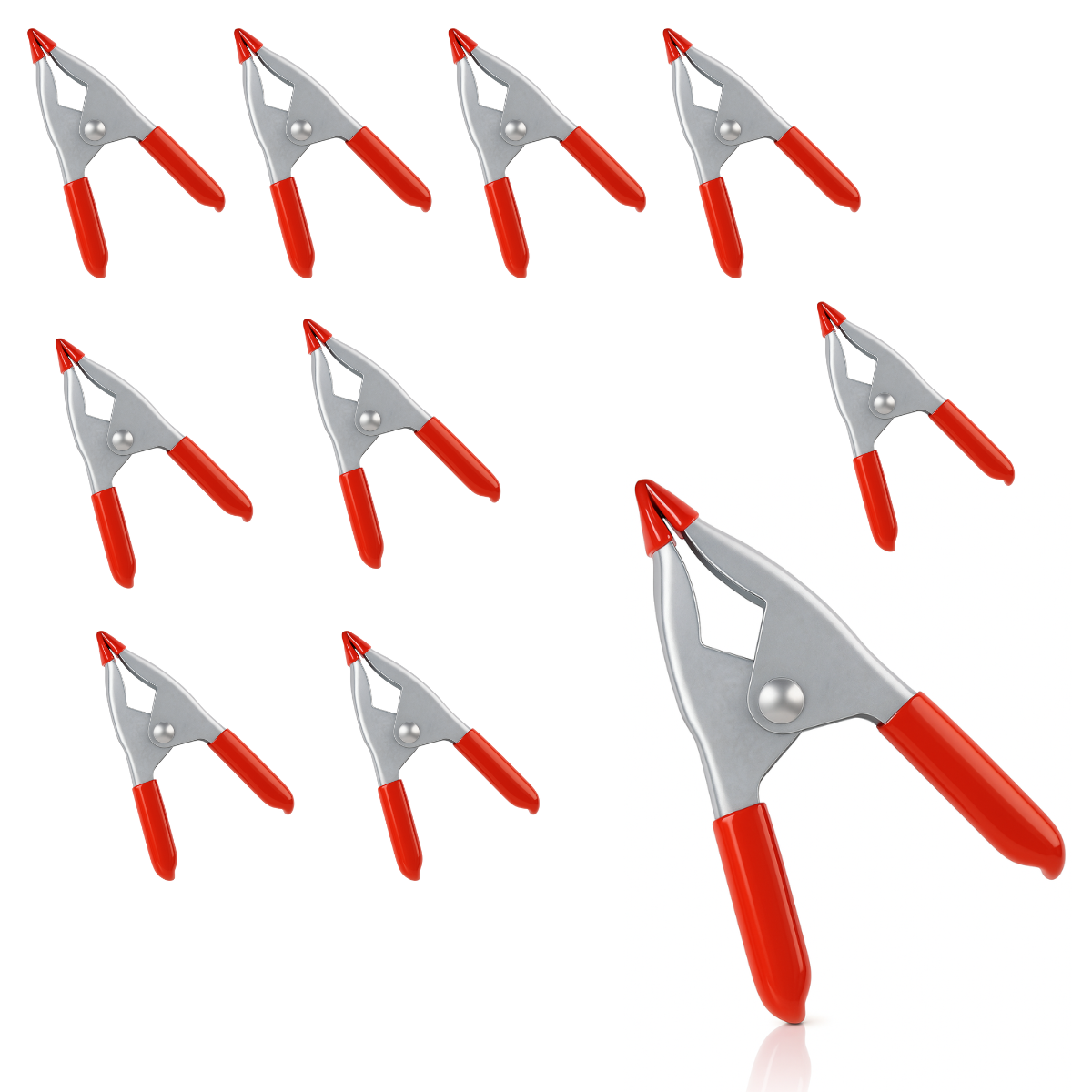 2 Inch Metal Spring Clamp (Pack of: 10) - CLAMP-05920-Z10