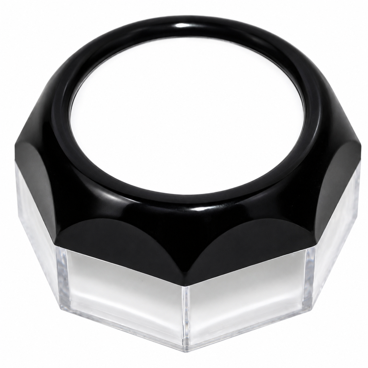 Octagonal Dome Magnifier Loupe 2X Power, 2.5 Inch Glass Lens Desk Magnifier for Reading, Coins, Stamps, Jewelry, Research & Small Print Viewing - MG-93659