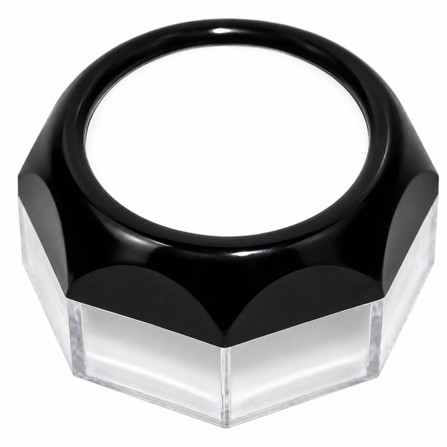 Octagonal Dome Magnifier Loupe 2X Power, 2.5 Inch Glass Lens Desk Magnifier for Reading, Coins, Stamps, Jewelry, Research & Small Print Viewing - MG-93659