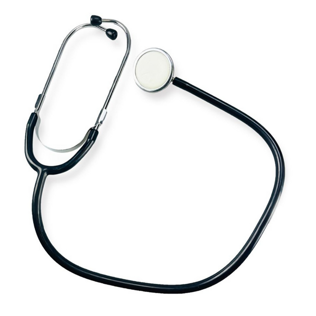 Professional Quality Single Head Stethoscope - PVC Zippered Storage Pouch (Pack of: 2) - H-30002-Z02