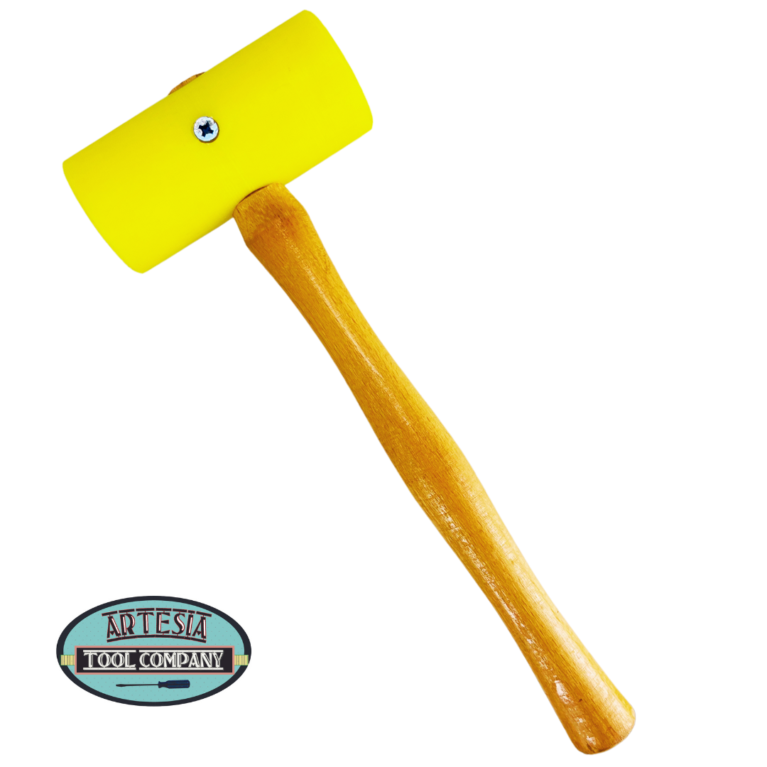 10-1/2 Inch Yellow Nylon Head Hammer With 1.75" Striking Surface  - PH-11217